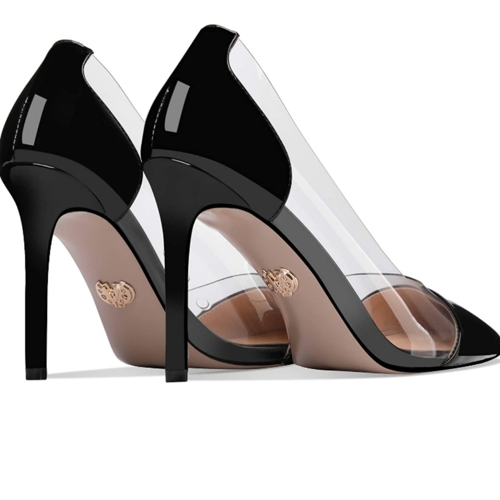 Elegant Black Stiletto Heels - Picture 3 of 4